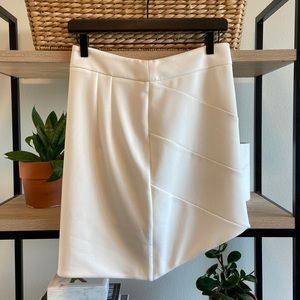 Express Stretch Ponte Asymmetrical Hem Skirt, 6